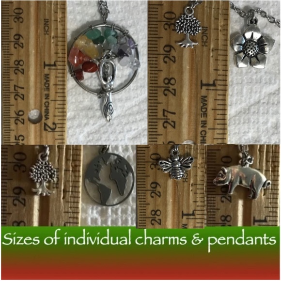 “Gaia: Mother Earth" Terra Greek Roman Goddess Handmade Mythology Necklace, Tree - Picture 14 of 16